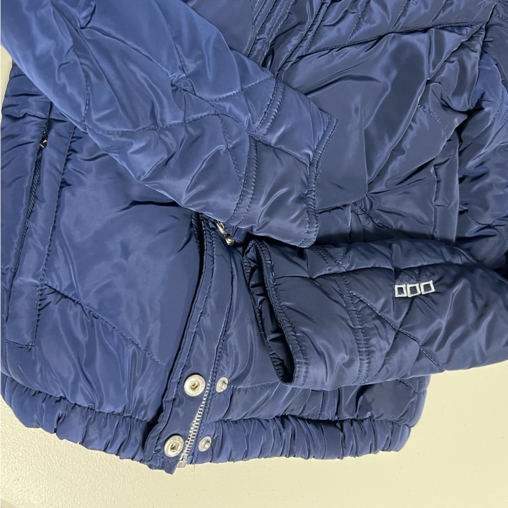 LORNA JANE Hooded Women's Blue Quilted Jacket - Picture 10 of 15